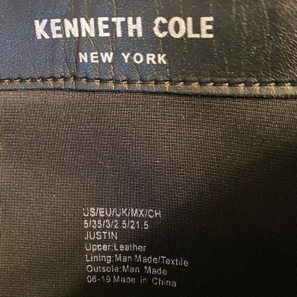 Kenneth Cole Black Leather Knee High Boots - Picture 12 of 12